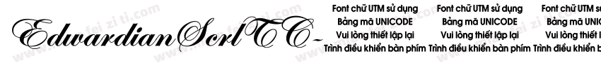 EdwardianScrlTC字体转换