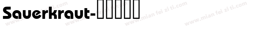 Sauerkraut字体转换