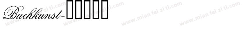 Buchkunst字体转换