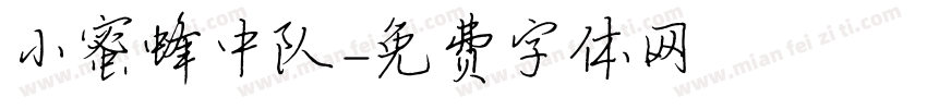 小蜜蜂中队字体转换
