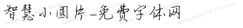 智慧小圆片字体转换