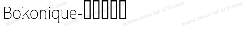 Bokonique字体转换