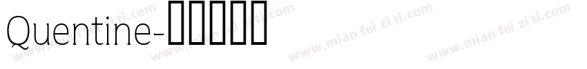 Quentine字体转换