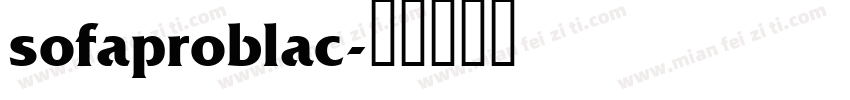 sofaproblac字体转换