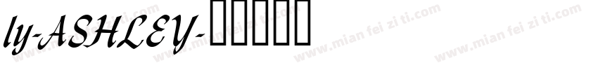ly-ASHLEY字体转换
