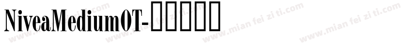 NiveaMediumOT字体转换
