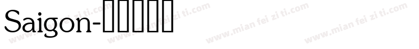 Saigon字体转换