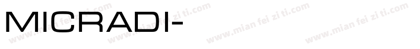 MicraDi字体转换