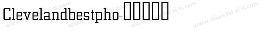 Clevelandbestpho字体转换