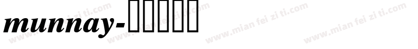 munnay字体转换