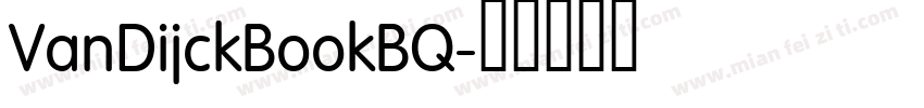 VanDijckBookBQ字体转换