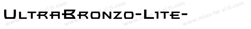 UltraBronzo-Lite字体转换