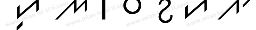 zihun106hao-mengqulu字体转换