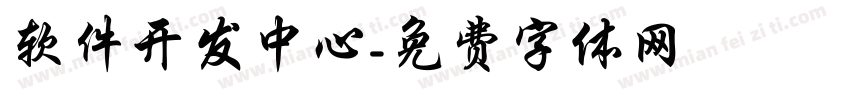 软件开发中心字体转换
