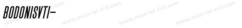 bodonisvti字体转换