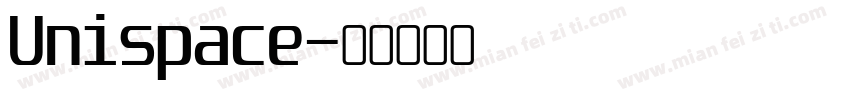 Unispace字体转换