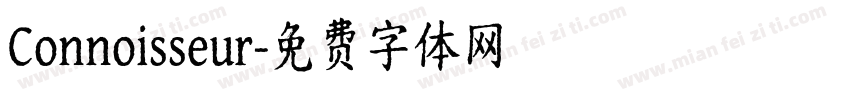 Connoisseur字体转换