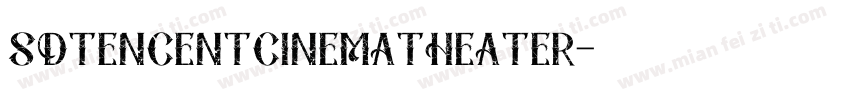 SDTencentCinemaTheater字体转换