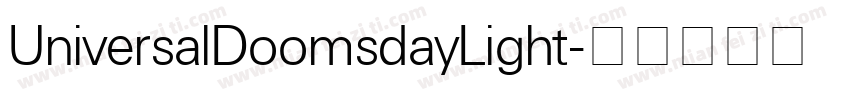 UniversalDoomsdayLight字体转换