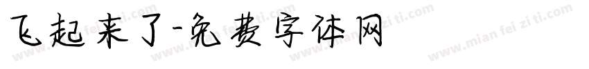 飞起来了字体转换