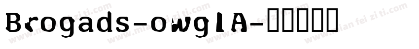 Brogads-owg1A字体转换