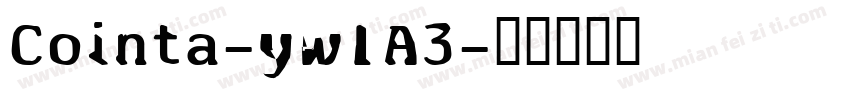 Cointa-yw1A3字体转换