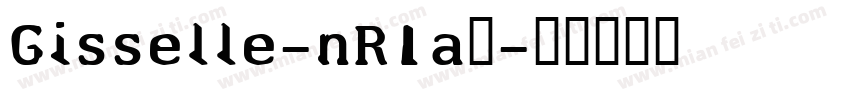 Gisselle-nR1a0字体转换