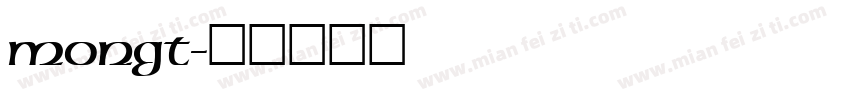 mongt字体转换