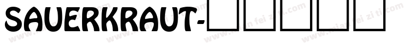 Sauerkraut字体转换