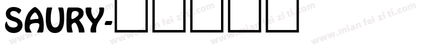 saury字体转换