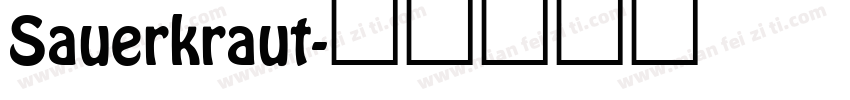 Sauerkraut字体转换