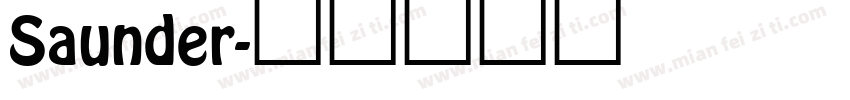 Saunder字体转换