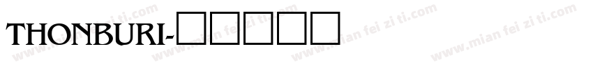 THONBURI字体转换