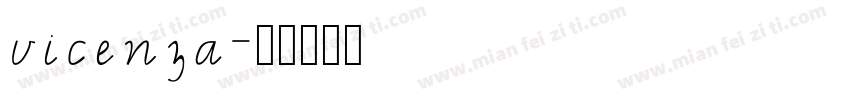 vicenza字体转换