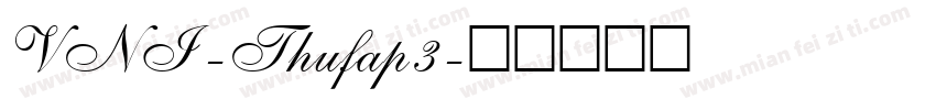 VNI-Thufap3字体转换