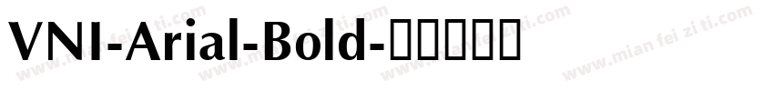 VNI-Arial-Bold字体转换