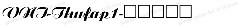 VNI-Thufap1字体转换