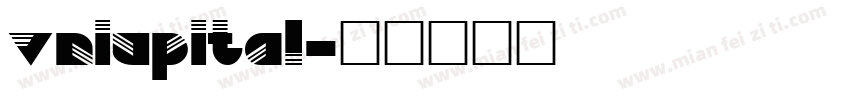 vniupital字体转换