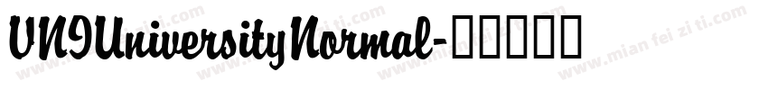 VNIUniversityNormal字体转换