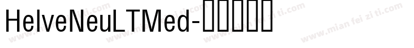 HelveNeuLTMed字体转换