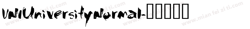 VNIUniversityNormal字体转换