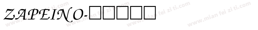 ZAPEINO字体转换