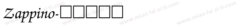 Zappino字体转换