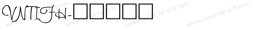 VNTIFH字体转换