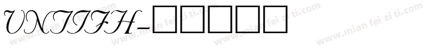 VNTIFH字体转换