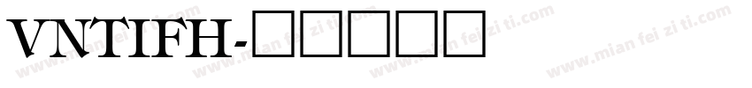 VNTIFH字体转换