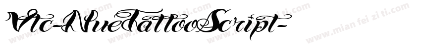 Vtc-NueTattooScript字体转换