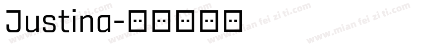Justina字体转换