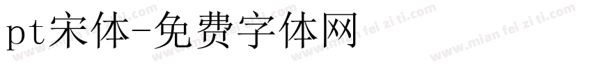 pt宋体字体转换