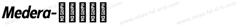 Medera字体转换